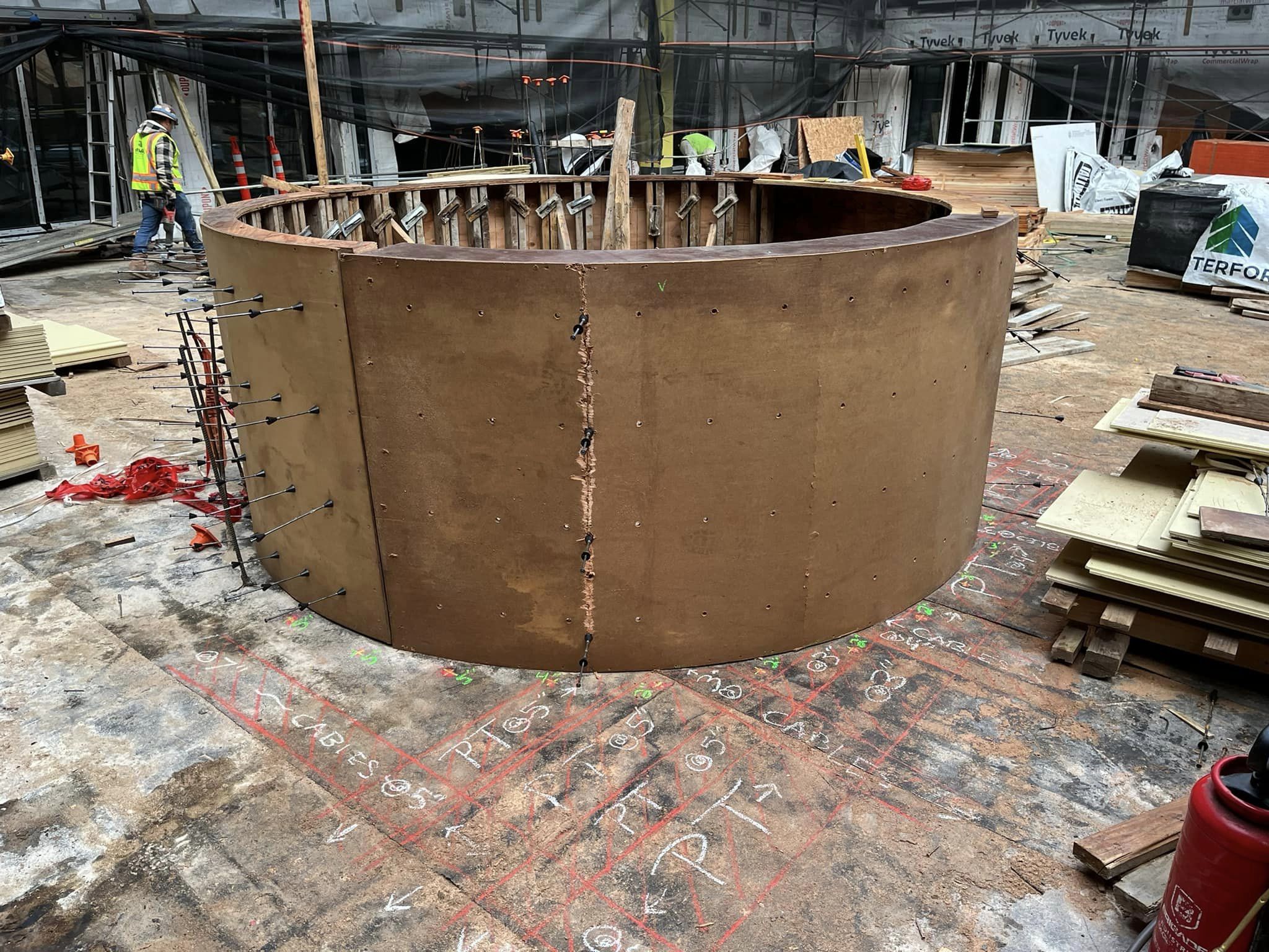 Planter box installation